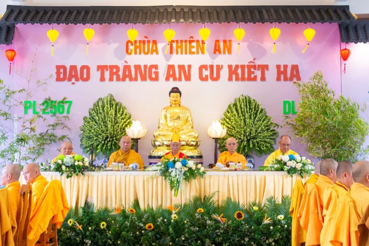 An Nhơn: Lễ Tự tứ giải chế An cư Kiết hạ tại chùa Thiên An